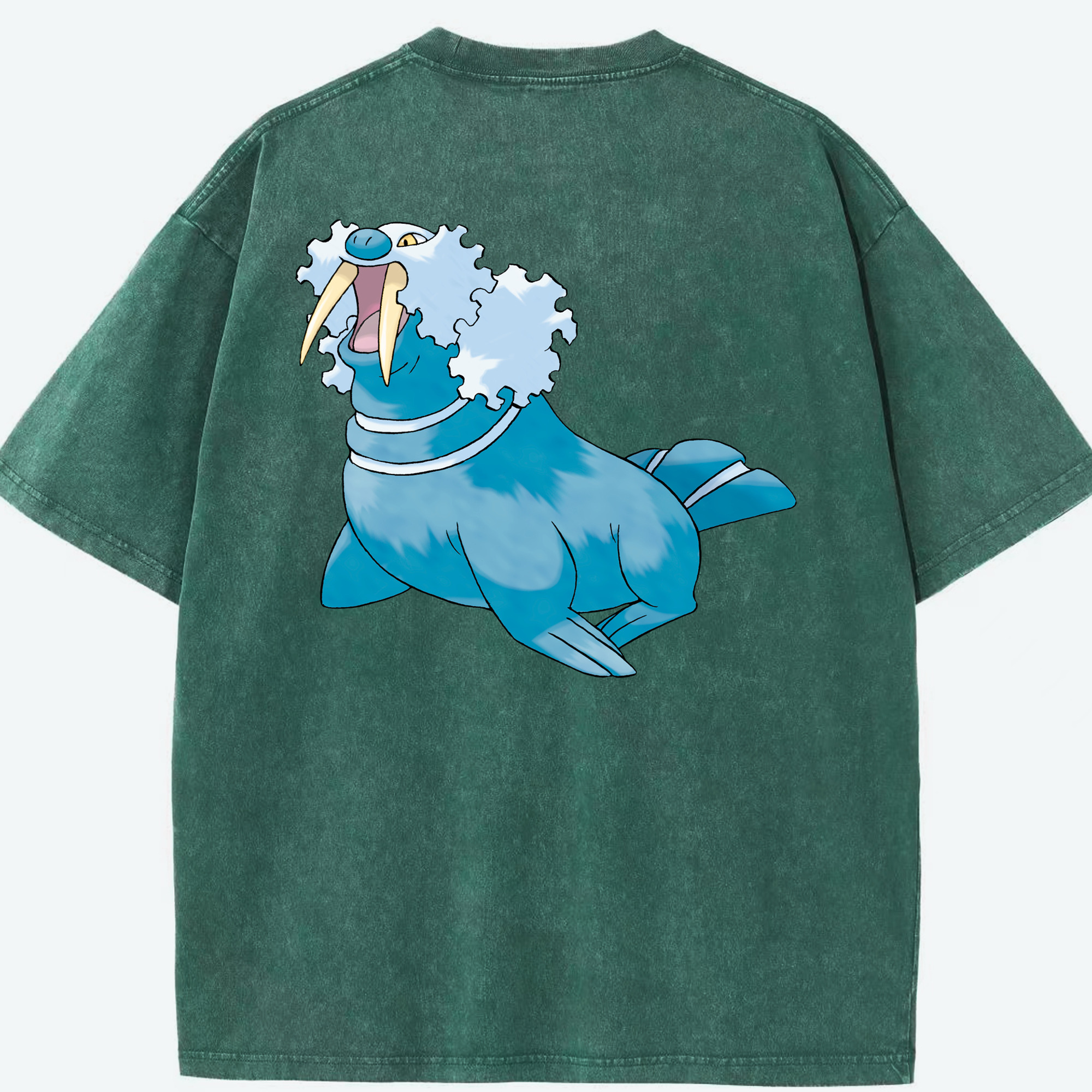 （画像用） ポケットモンスター Pokémon 綿100% ヴィンテージ風 半袖Tシャツ（背面プリント）